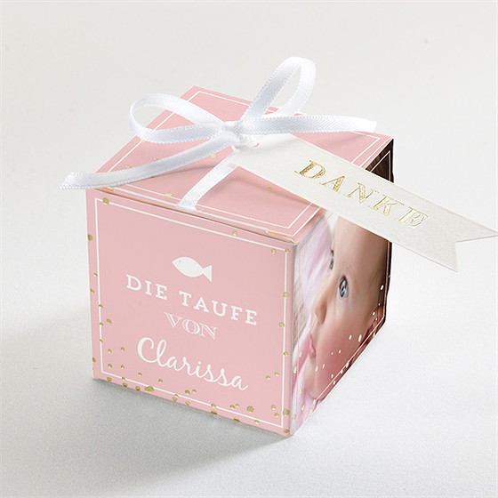 Geschenkbox Taufe Zarte Hoffnung - Gold