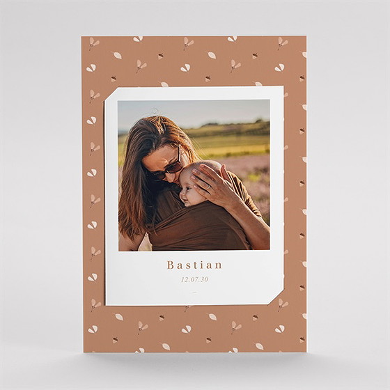 Geburtskarte Herbstlich - Duo