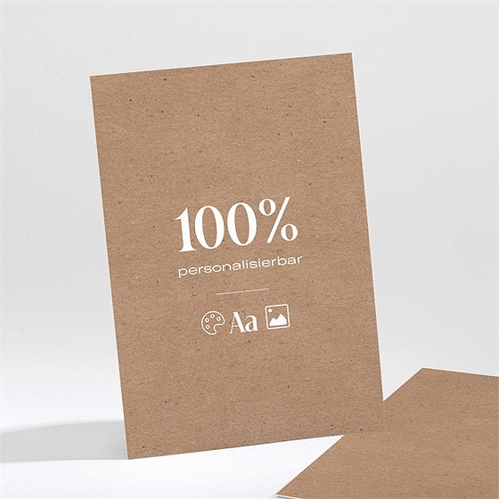 Einladung Kommunion Kraft - 9,5X13,8Cm (N211688)