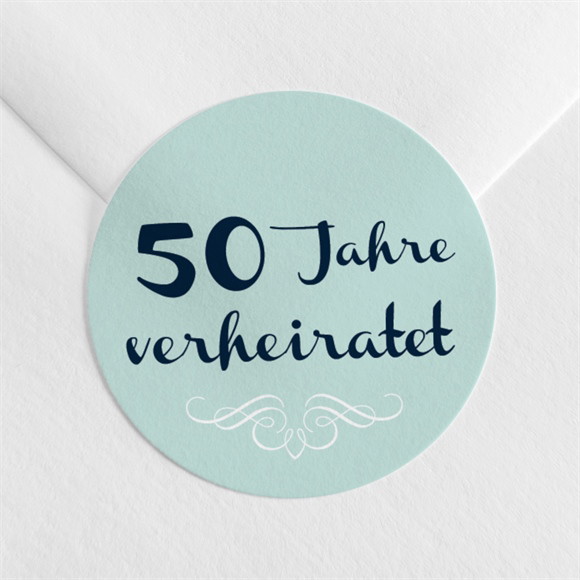 Aufkleber Hochzeitsjubiläum Schönes Andenken ref.N3602205