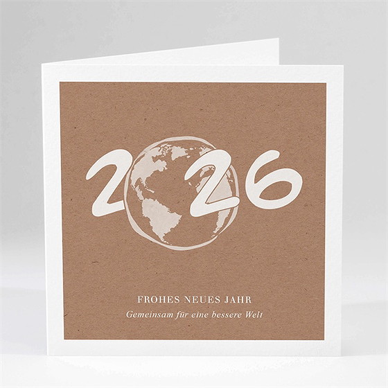 Weihnachtskarte Nachhaltigkeit