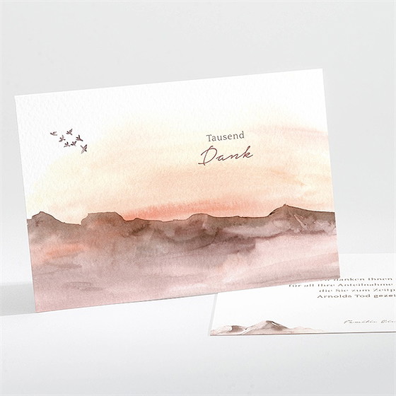 Trauerdanksagung Dämmerung