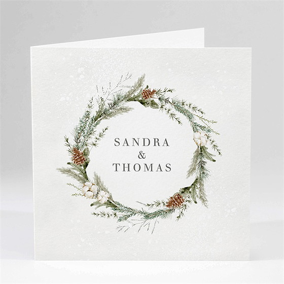 Hochzeitseinladung Hochzeit Im Winter