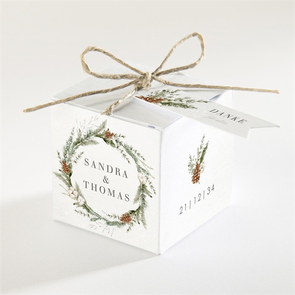 Geschenkbox Hochzeit Hochzeit im Winter ref.N340726
