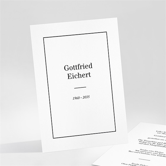 Trauerkarte Klassisch