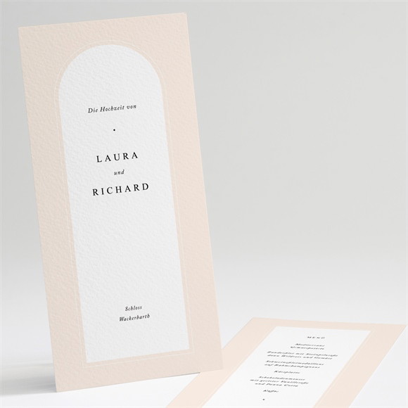 Menükarte Hochzeit Sinnlichkeit ref.N221301