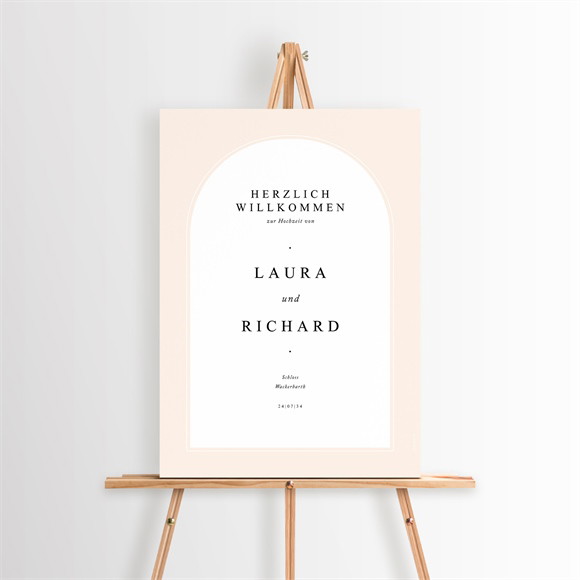 Willkommensschild Hochzeit Sinnlichkeit ref.N260231