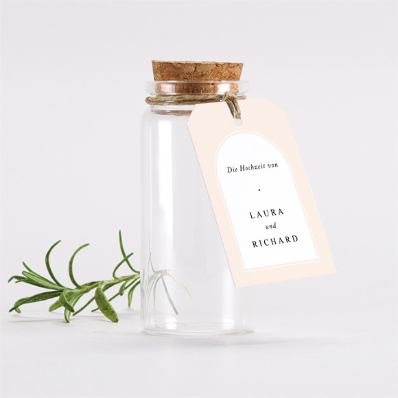 Glasfläschchen mit Korken Hochzeit Sinnlichkeit ref.N291854