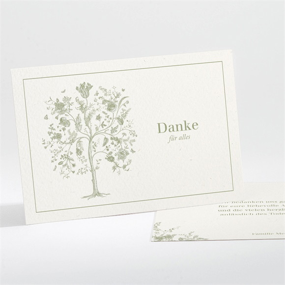 Trauerdanksagung Baum des Lebens - Querformat ref.N111336