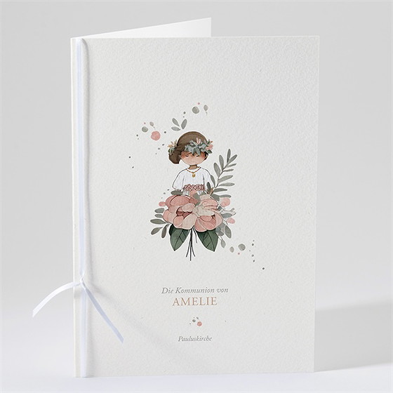 Kirchenheft Kommunion blumenfest