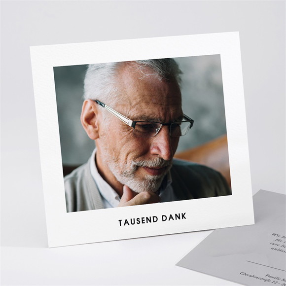 Trauerdanksagung Abschied - Quadrat ref.N311297