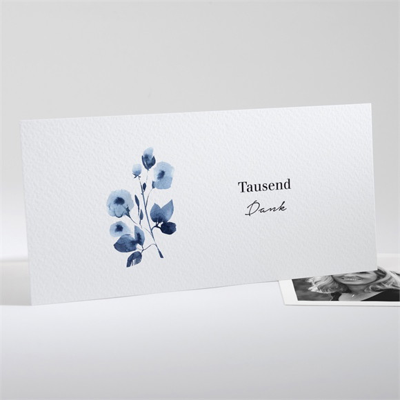 Trauerdanksagung Vergiss mein nicht - länglich ref.N131160