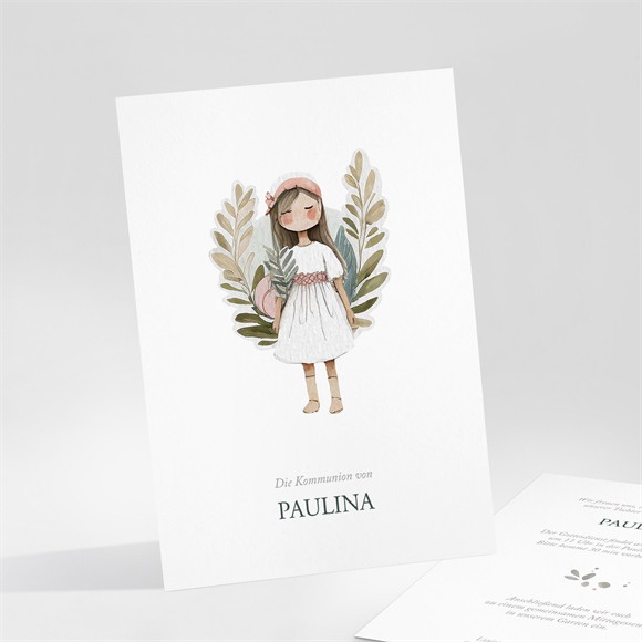 Einladung Kommunion Engelchen ref.N251110