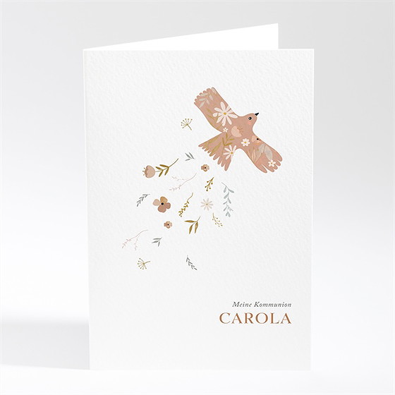 Einladung Kommunion flieg taube