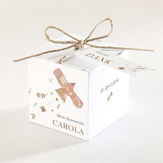 Geschenkbox Kommunion Flieg Taube
