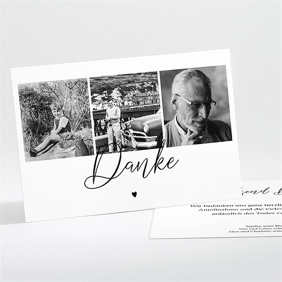 Trauerdanksagung Von Herzen