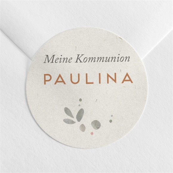 Aufkleber Kommunion Blumenmädchen ref.N3602044