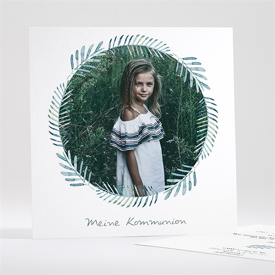 Einladung Kommunion heiliges aquarell