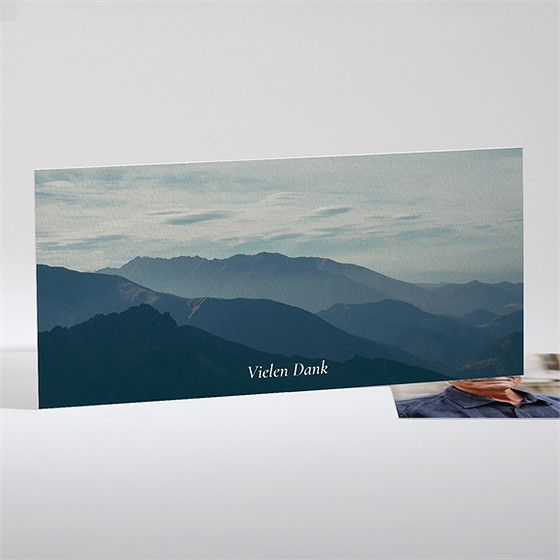 Trauerdanksagung Stilles Gebet -Quer