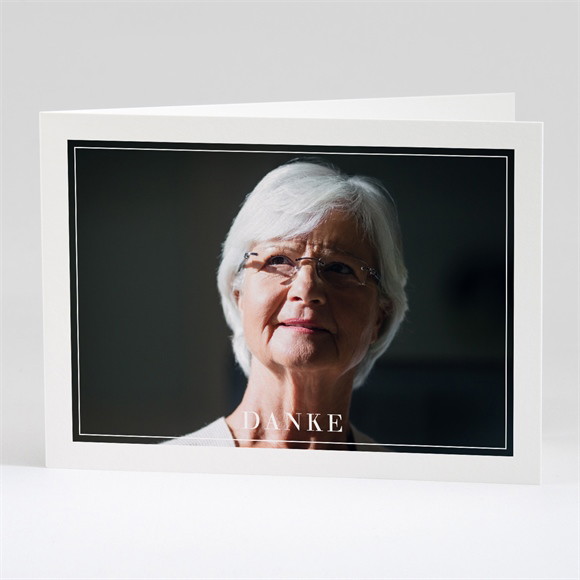 Trauerdanksagung Für die Ewigkeit - Klappkarte ref.N42173