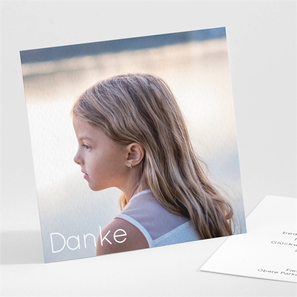 Dankeskarte Kommunion Moderne Schlichtheit ref.N301364