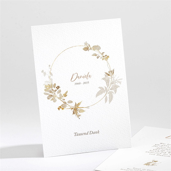 Trauerdanksagung Herbststimmung