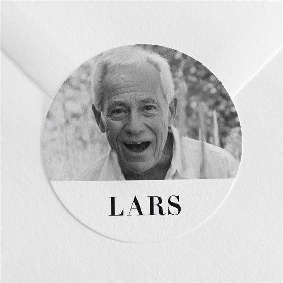 Aufkleber Trauer Blumenornament ref.N360541