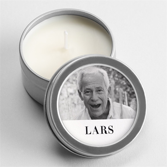 Kerze Trauer Blumenornament ref.N360547