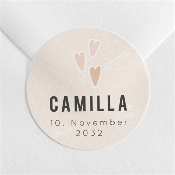 Sticker Geburt Herzchen ref.N3602345