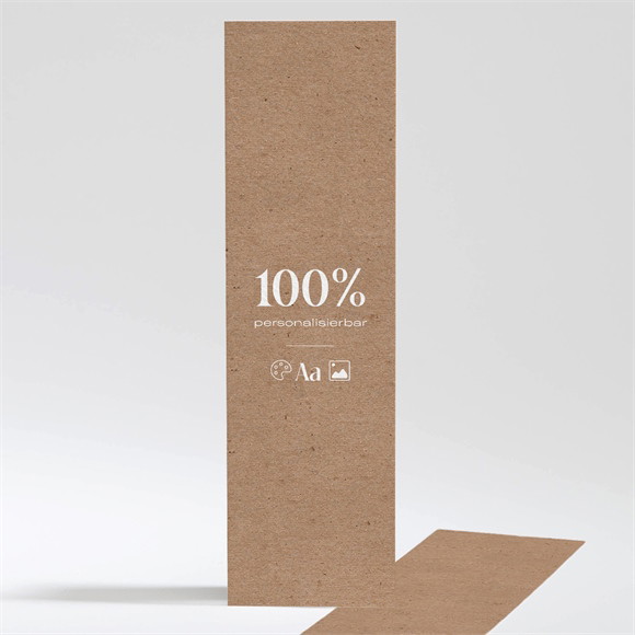 Dankeskarte Kommunion Kraft - 5,3x19,4cm (N201408) ref.N201408