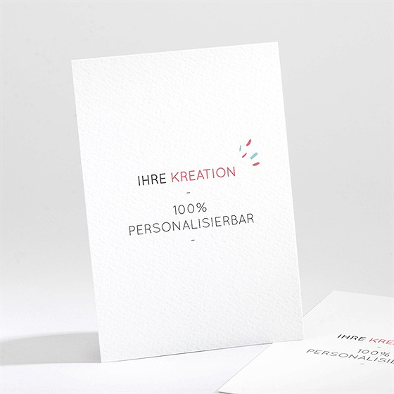 Dankeskarte Konfirmation blanco - 9,5x13,8cm (n211717)