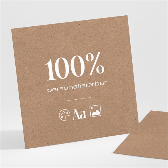 Dankeskarte Konfirmation Kraft - 9,5x9,5cm (N301658) ref.N301658