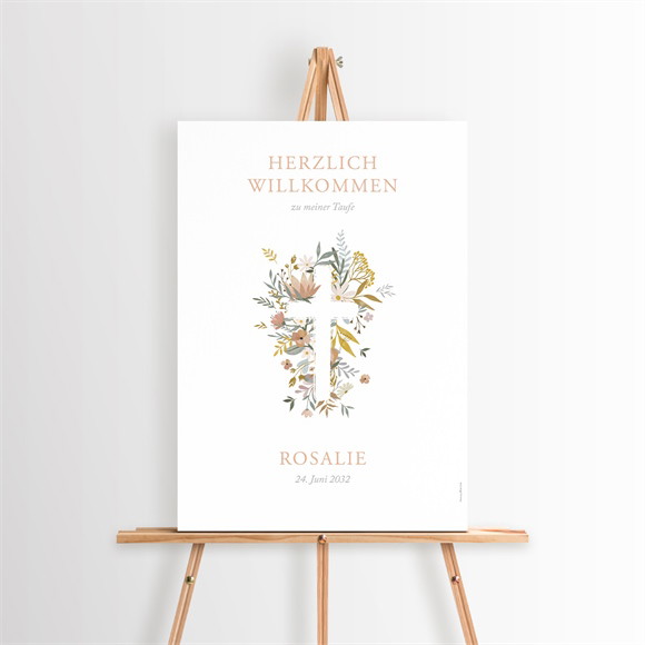 Willkommensschild Taufe Freude pur ref.N260508