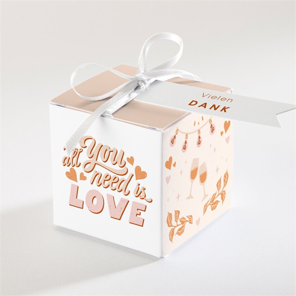 Geschenkbox Hochzeit Hippie ref.N340797