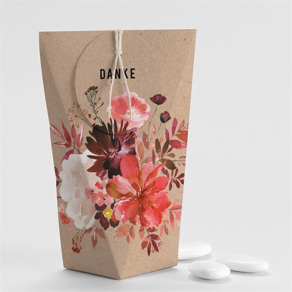 Geschenkbox Hochzeit Floral - Schachtel ref.N520415