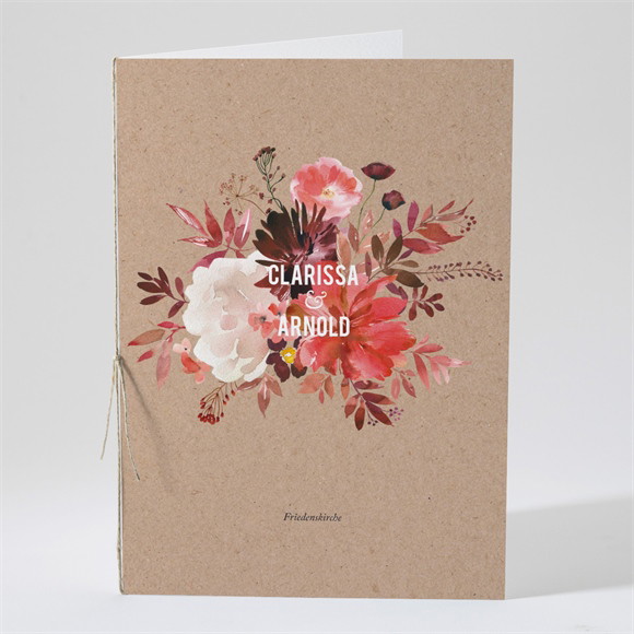 Kirchenheft Hochzeit Floral ref.N491580