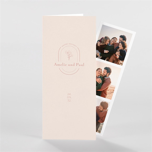 Hochzeitseinladung Zartes Oval ref.N981176