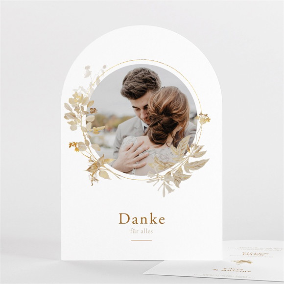 Dankeskarte Hochzeit Herbstliche Zartheit ref.N27104