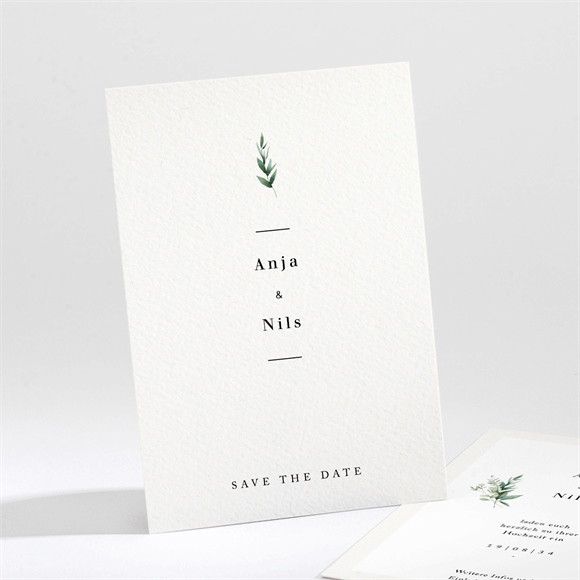 Save the Date Karte Smaragdgrün ref.N211647