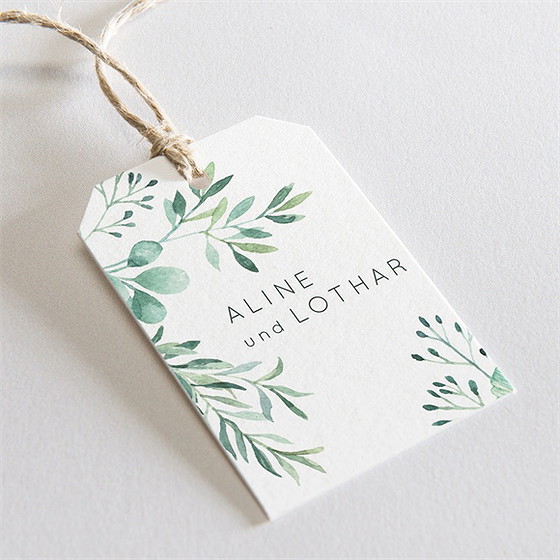 Geschenkanhänger Hochzeit Landluft