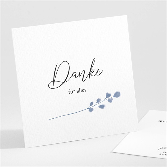 Trauerdanksagung Gegenwart & Erinnerung-Quadrad ref.N301376