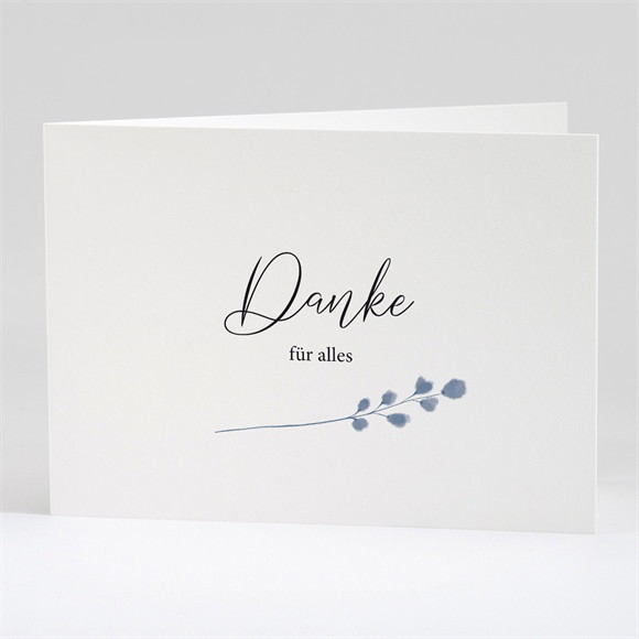 Trauerdanksagung Gegenwart & Erinnerung-Klappk. ref.N42160