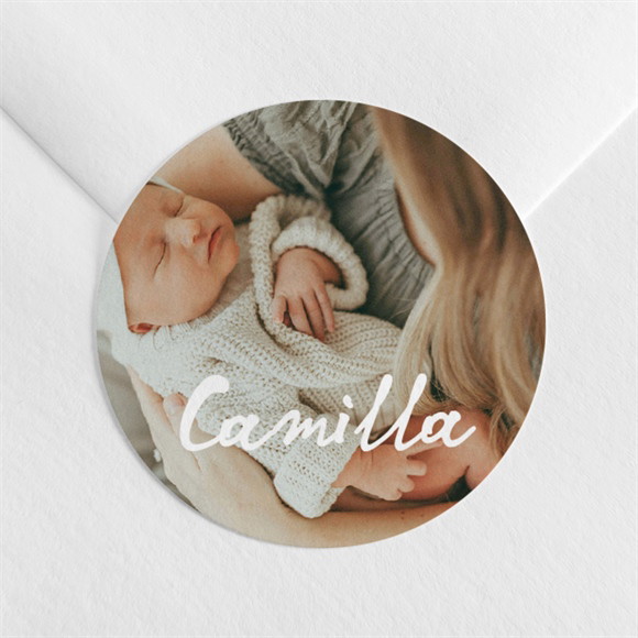 Sticker Geburt Karomuster ref.N3602496