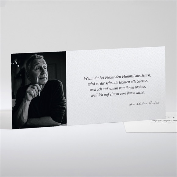 Trauerdanksagung Für Dich - Querformat ref.N131169