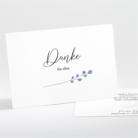 Trauerdanksagung Gegenwart & Erinnerung-Quer ref.N111315