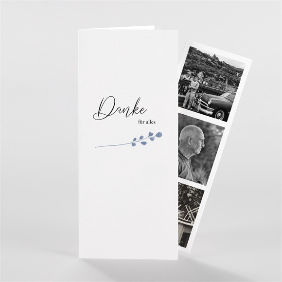 Trauerdanksagung Gegenwart & Erinnerung-Foto ref.N981210