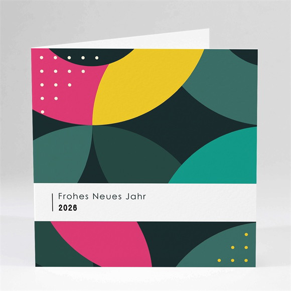 Weihnachtskarte Bunte Zeichnung ref.N451509