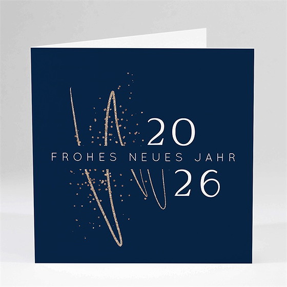 Weihnachtskarte Grafische Linien