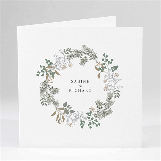 Hochzeitseinladung es weihnachtet!