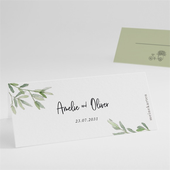 Tischkarte Hochzeit Olivenbaum ref.N440813